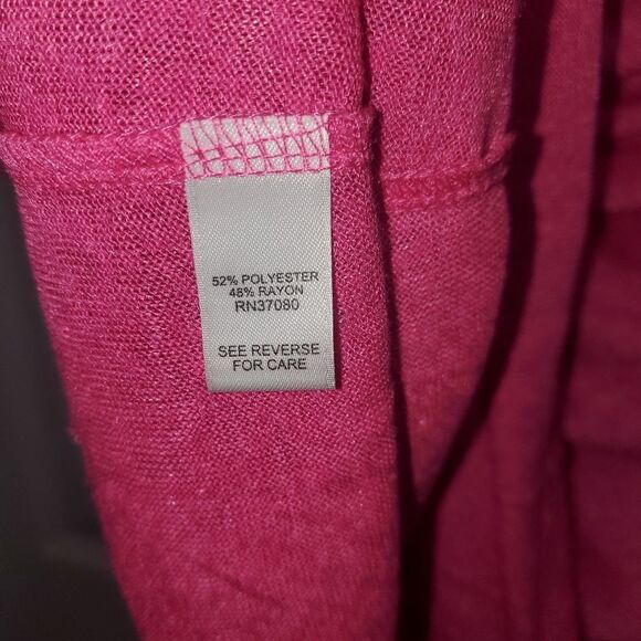 Cato Pink Tie Front Sleeveless Tank Top - Picture 4 of 4